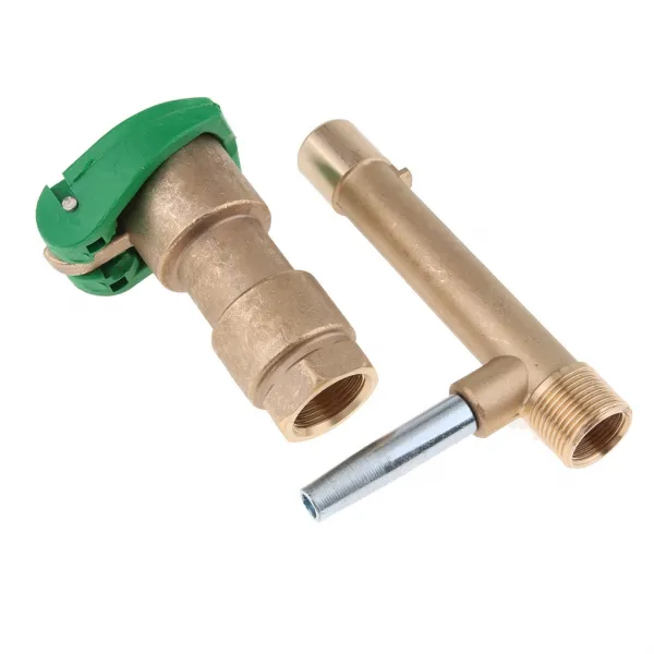 Zeyuan 1pcs 1inch DN25 수나사 급속한 물 흡입 밸브 물 복용, 1개