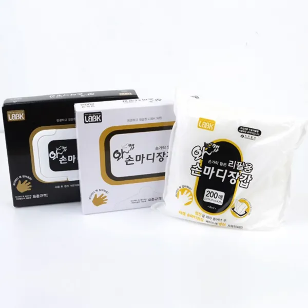 손가락Z 닮은 손마디 위생장갑 200매X1EA, 고급형  1개