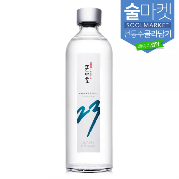 술마켓 200여종 유명 전통주 내맘대로 골라 담기 합배송 1병 문배술 23도 375ml 식품명인 증류주 소주