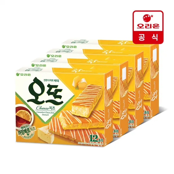 오리온 오뜨 치즈 12P(288g) x 4개, 288g