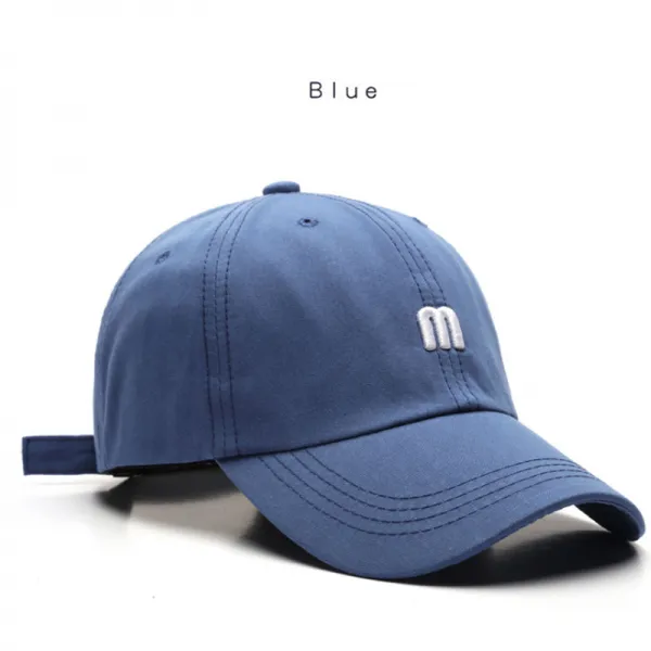 알파벳 자수 헌팅캡 남녀 공용 야구모자 멀티 컬러 가능 