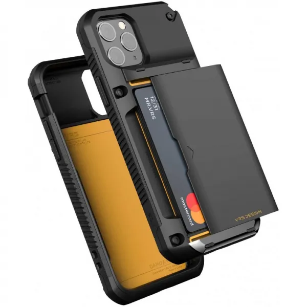 VRS DESIGN Damda Glide Pro iPhone 11 Pro 용 프리미엄 견고한 세미 자동 카드 지갑과 함께 iPhone 11, 1, 단일상품