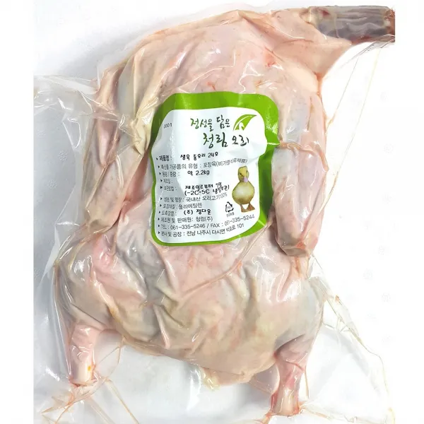  Aln_9389135 청림 통오리 24호 2.2kg 오리백숙 오리롤 생오리 오리고기 오리탕 단일상품 단일상품