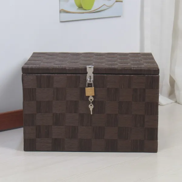 수납함 추가 있음 의 할 있다 자물쇠를 채우다 수납케이스 정리함 비밀번호키 대용량 사물합, 중간사이즈40*30*25블랙초콜렛보내주다.열쇠잠금장치