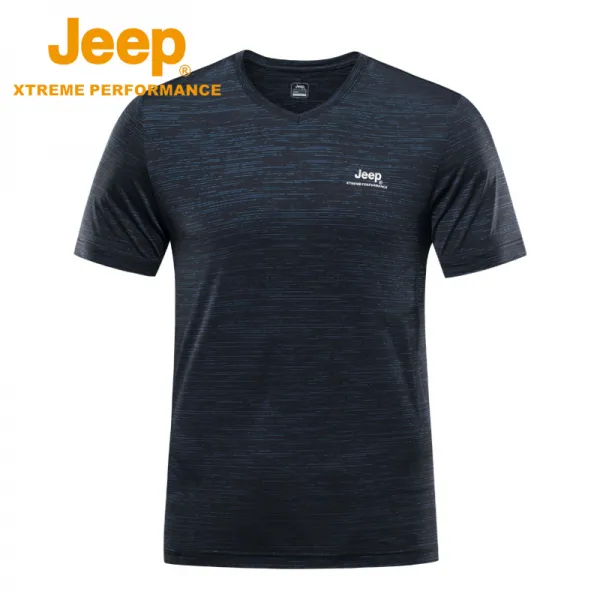 Jeep 브이넥 남성용 등산티셔츠 41561103
