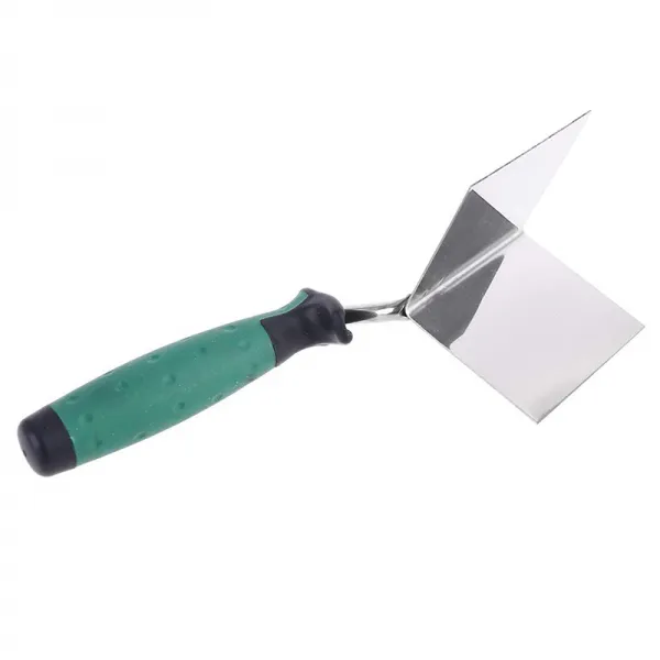 마른 벽에서 나온 내부 및 외부 코너 도구 노끈 90도 코너 머드 마침 도구 코너 흙손 인체 공학적 그립 도구, 보여진 바와 같이