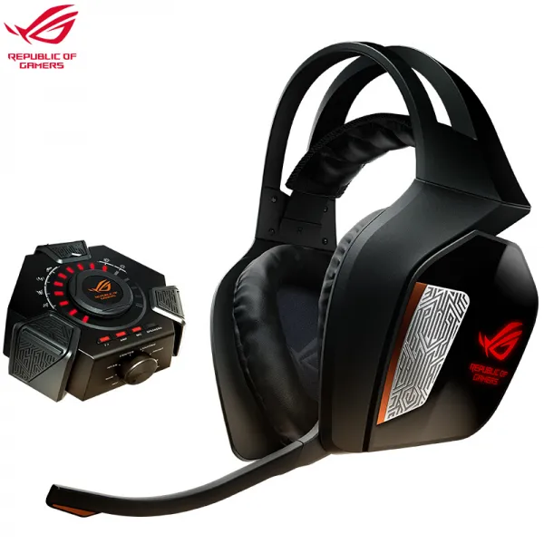 아수스 ASUS 게임국가 ROG 백부장 7.1채널 헤드셋 게임 경연헤드폰 마이크 이마 사운드카드 자영 데스크톱 컴퓨터 닭 먹고 변론 위, 단일상품