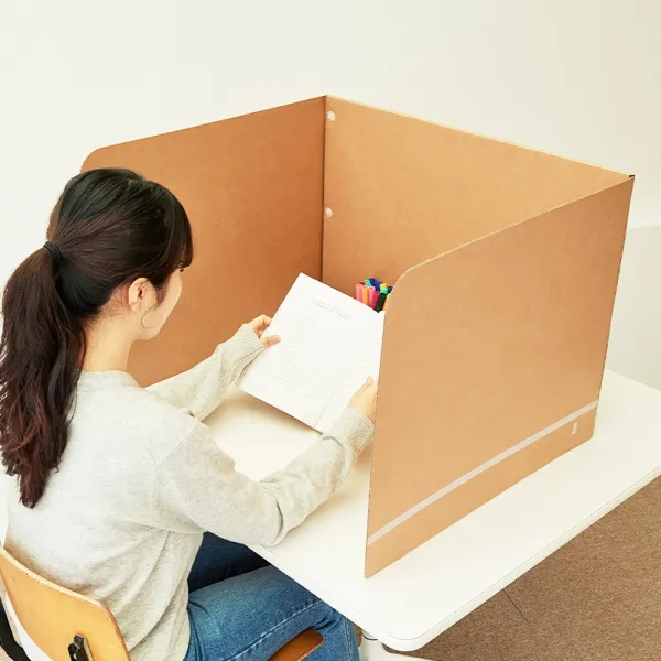 공부집중 독서실 칸막이, 상단선반형