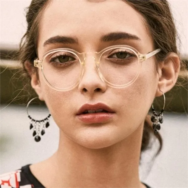 블루엘리펀트 LIBBY flesh 안경 고급 고도근시 연예인 도수없는