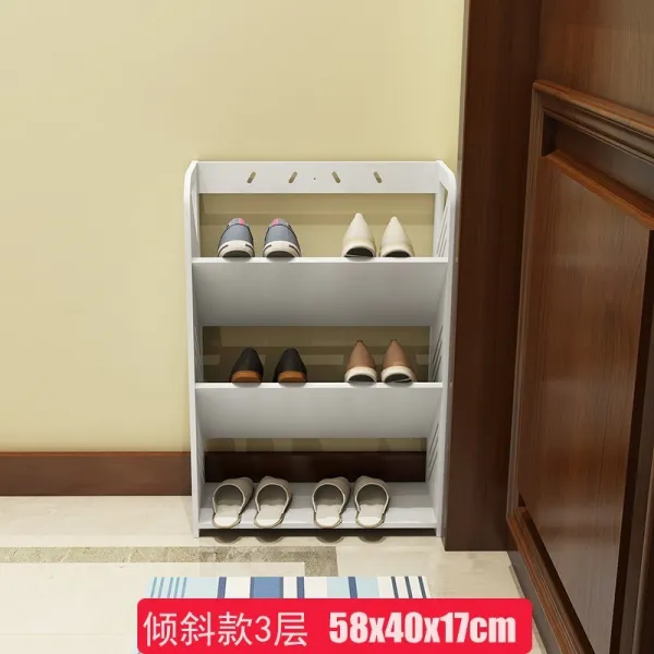 필젠 놓다 신발의 신발장 빗꽂이 가설하다 성급 공간 기울다 타입 초슬림 17CM 와이드 간이다 재봉 좁다, 기울다 타입 3단 40 와이드