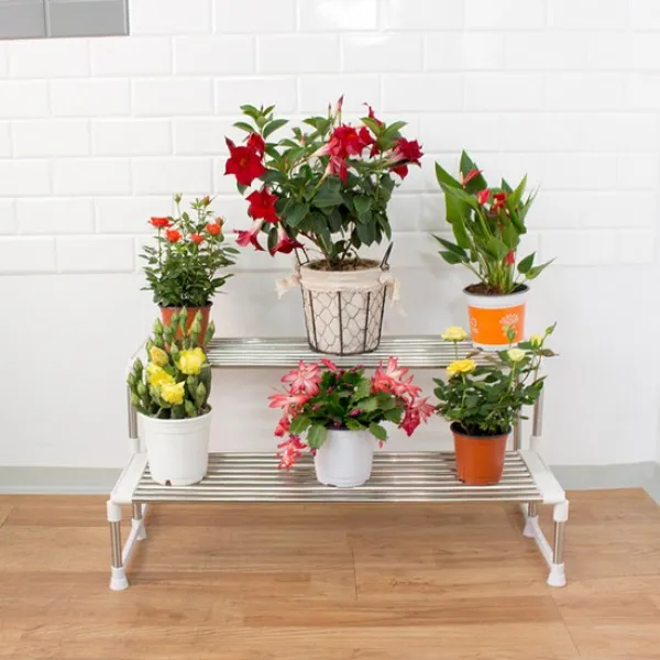 데코 갤러리 계단식 화분정리대 2단 상세설명 참조 없음