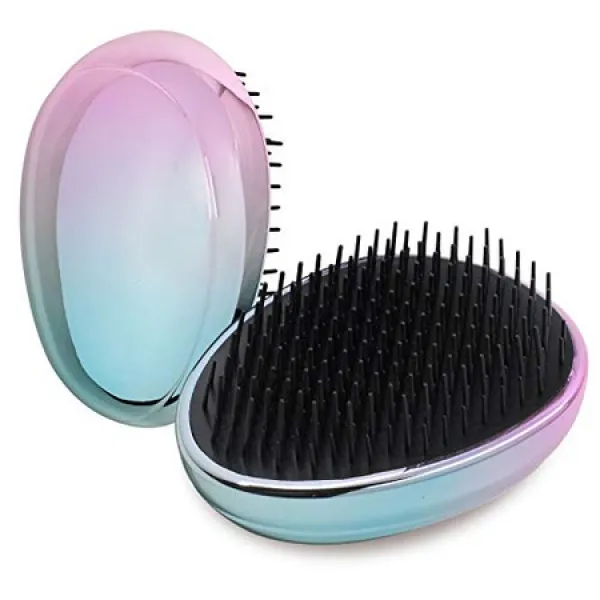 ecoed Kids Hair 브러쉬 Set Egg 모양 칼라풀 Hair 브러쉬 Set No More Tangles for Pain-Free for Kids, Gradient Pink_One Size, 상세 설명 참조0