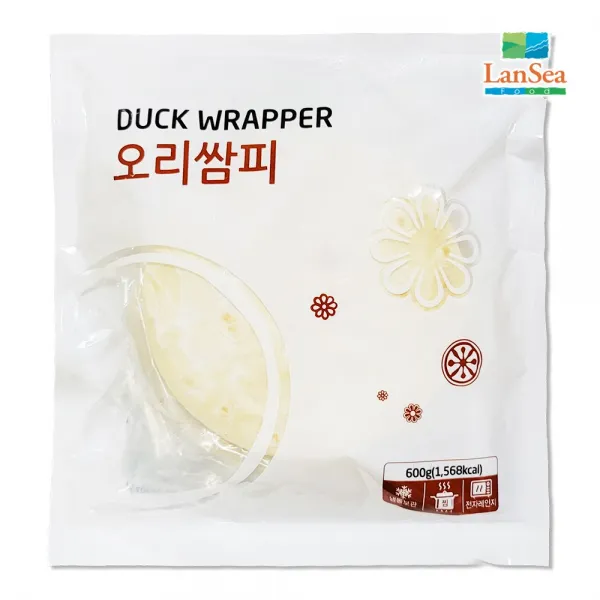 [랜시] 북경 오리쌈피 600g (60장) / 야빙 밀쌈 구절판 밀전병