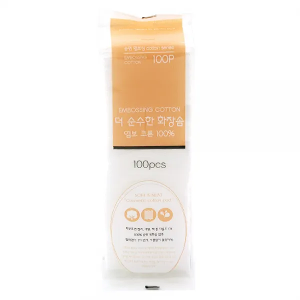 서연몰 순면엠보싱 더수순한화장솜100매, 100매