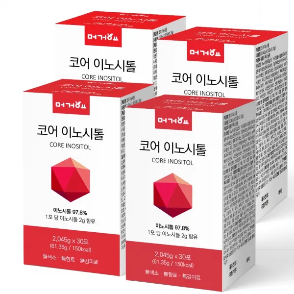 머거요 코어 이노시톨 2045mg 120포 + 프리바이오틱스 1박스