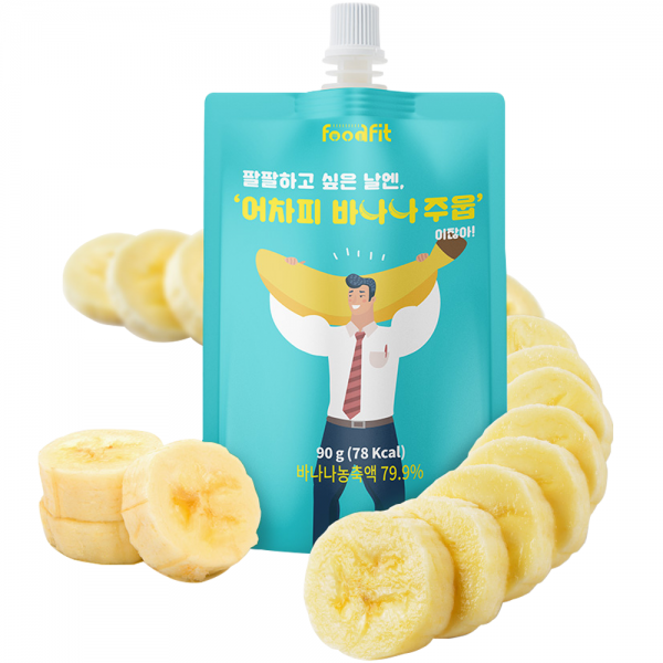 푸드핏 아침 식사대용 간편죽 바나나주웁, 7팩