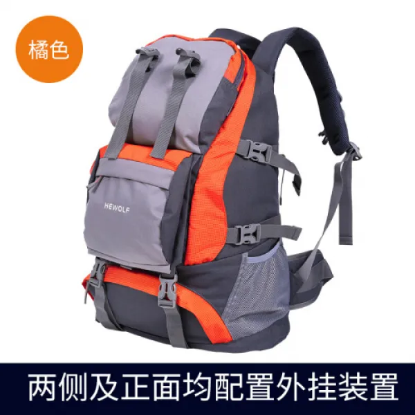휴olf 카이족 배낭여행 남녀 더블헤더 32L여행 가방 1532 오렌지색(7), 상세설명참조