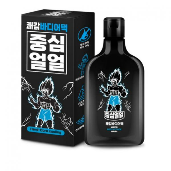 중심얼얼 쾌감바디어택 바디워시, 3세트, 200ml