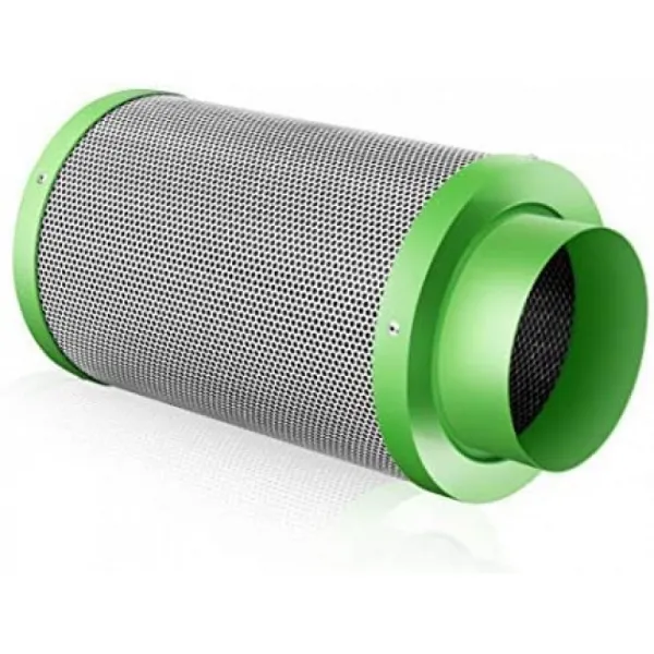 Growtent Garden 6 인치 공기 카본 필터 냄새 제어 인라인 팬을위한 가역적 녹색 플랜지가있는 호주 버진