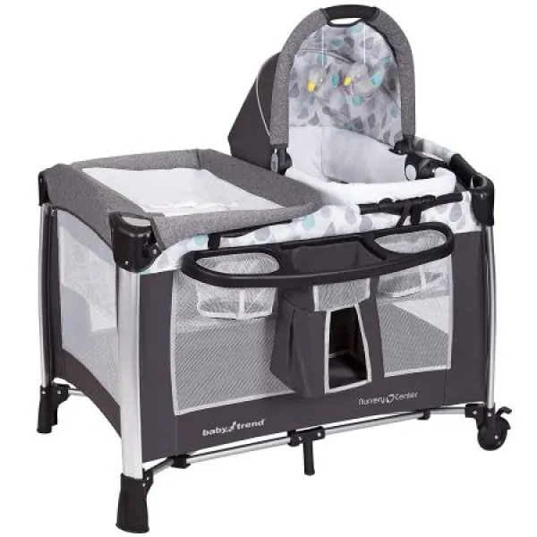 Baby Trend Go Lite ELX Nursery Center Drip Drop Blue PROD191340593, 상세 설명 참조0, 상세 설명 참조0