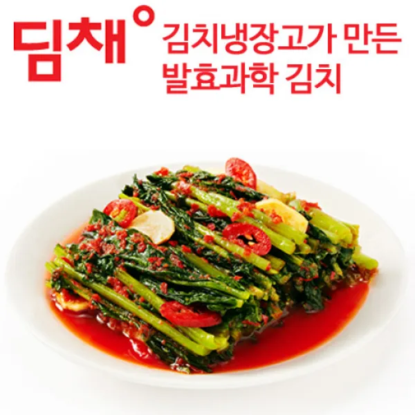 딤채 열무김치1kg 한우양지육수 국내산정제염 특허유산균 1개 1kg