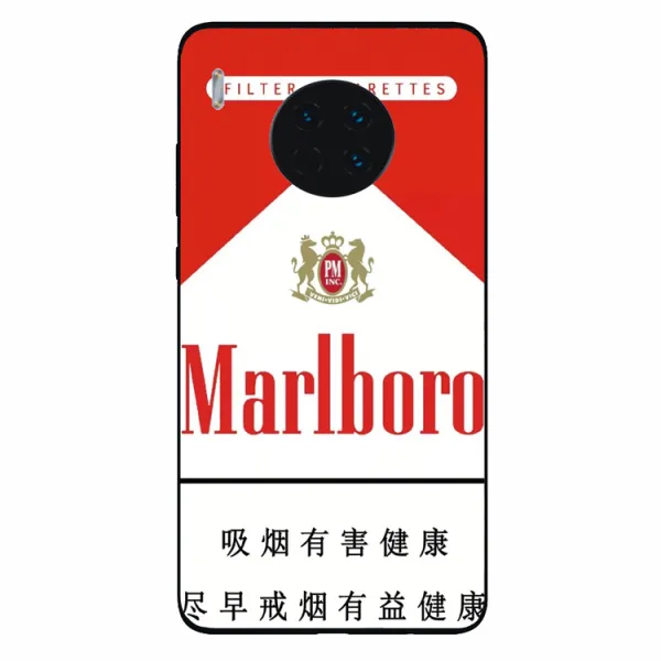 도매팡팡 적용 화웨이 핸드폰케이스 소프트 실리콘 MATE30PRO 보호케이스 연기 패턴 개성 짓궂게 굴다