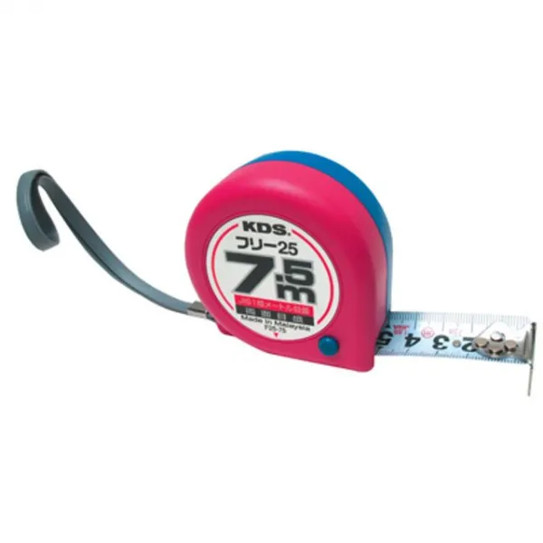 KDS 줄자수동 F25-75BBP 382-0027 공구, 1개