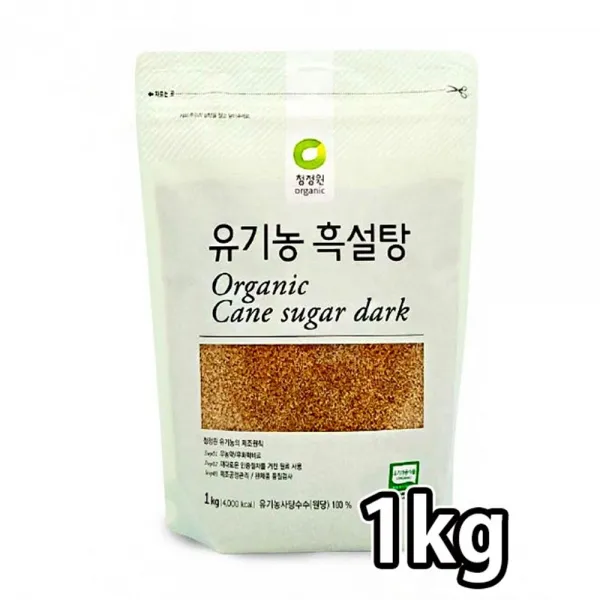 청정원 건강한 단맛 요리 사탕수수 설탕 흑설탕1kg흰설탕 백설탕 하얀설탕 살색설탕 건강설탕 식당설탕 업소용설탕 식자재설탕 정백당 설탕 흑설탕 식자재전문, 흑설탕1kg