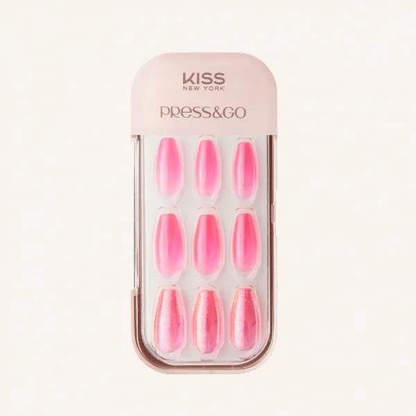 키스뉴욕 프레스앤고 마이뮤즈 코핀 젤네일 팁 1세트 핑크젤리