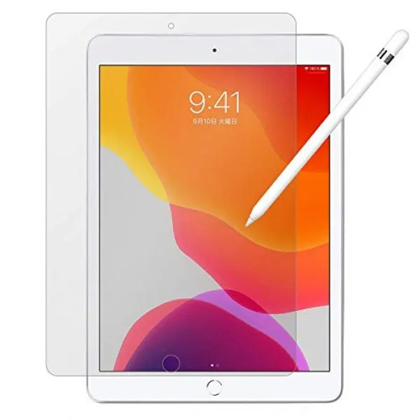 iPad 10.2 인치 (일곱째 세대) 필름 전면 보호 3d 전면 기포 제로 표면 경도 9h 높은 투과율 지문 방지 보호 필름, 단일상품, 단일상품