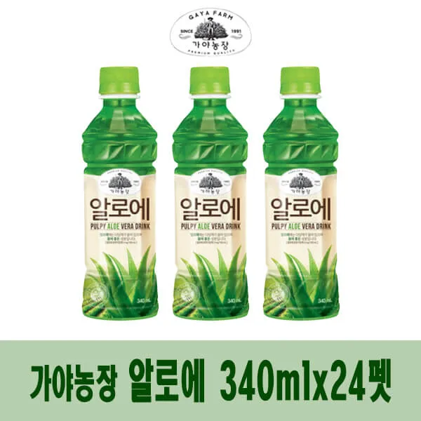 가야농장 알로에농장 340mlx24펫 알로에 주스 단일상품