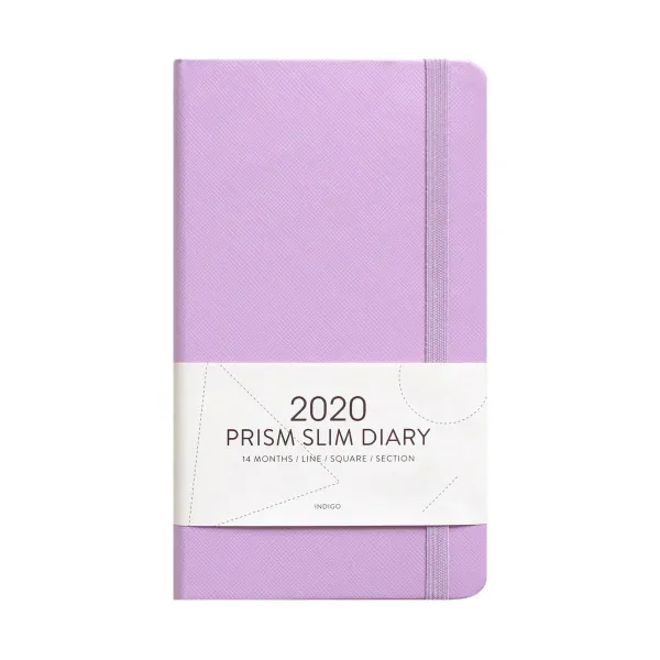 인디고 2020 프리즘 슬림 다이어리 월간 날짜형 2020 프리즘 슬림 다이어리 라벤더