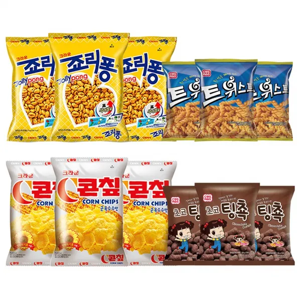 까까나라 만원의 행복 봉지과자 세트, 1세트