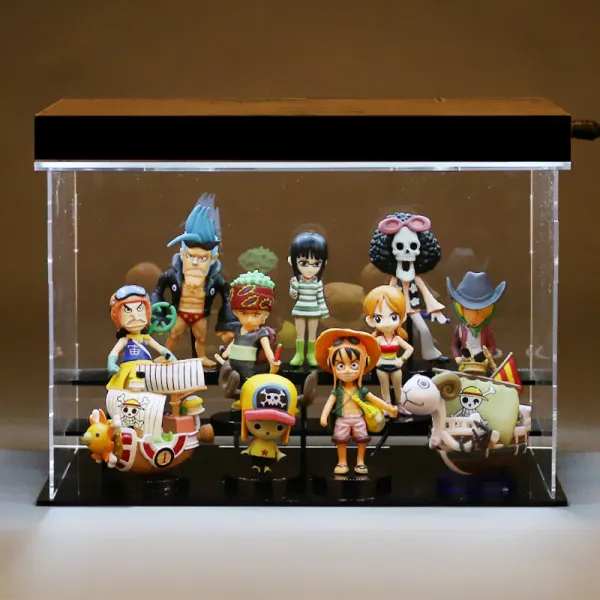 바다도적 왕 Q 판자 전체 Q 판도적 완성 왕로비초바의 솔롱산치모형 칠무해인형진열품 선물 11 종 강자세계도적인형 + 전시함 단일상품