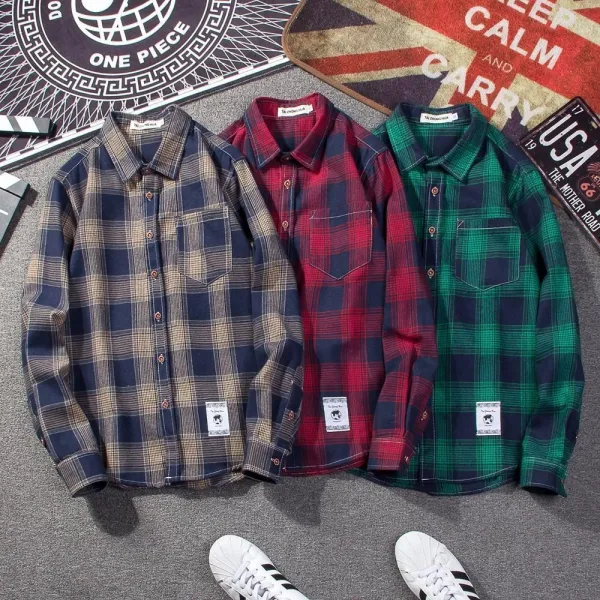 Kirahosi 캐주얼 남성 셔츠 남친룩 20대 30대 남방 긴팔 데일리 205호+덧신증정 Ammeg2fx