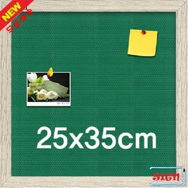 DSW495F22 안내판 핀게시판 파티션게시판 천게시판 골덴게시판25x35 공고게시판 패브릭게시판 벽걸이게시판 페브릭게시판 원단게시판 일정게시판 게시판 메모보드, 돈워리샵 진회색_체리