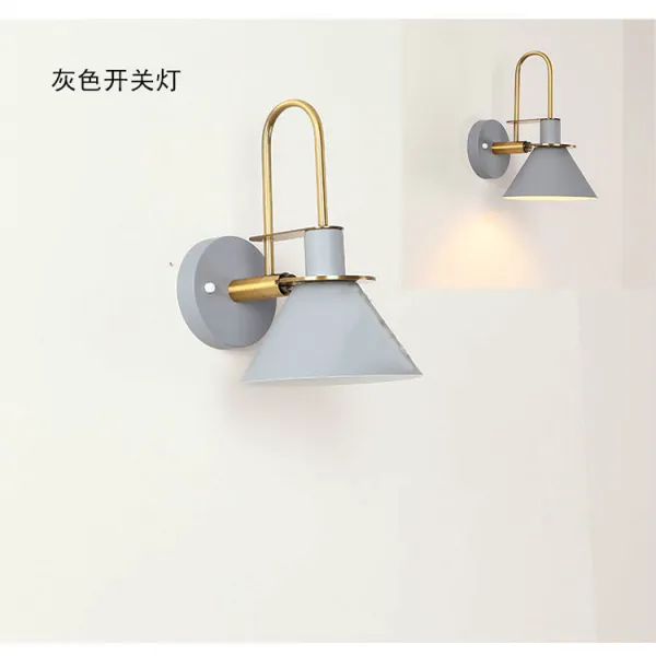 비비드쿠 침실벽등 마카롱 나팔 모즈 LED 바 요리당 실내 통로, 타바스그레이 배합 5W 백광 LED