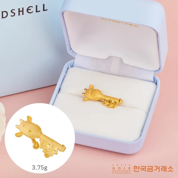 한국금거래소 순금 소 건물주 돌반지 3.75g[순도99.9]