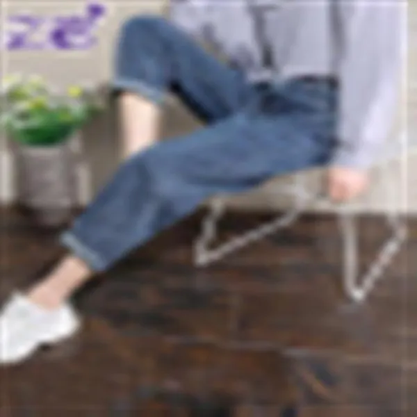 슬림 슬림 슬림해 보이고 다리쭉 통통 나으리 데님 바지 블루 L (105~120근 권장), 단일상품