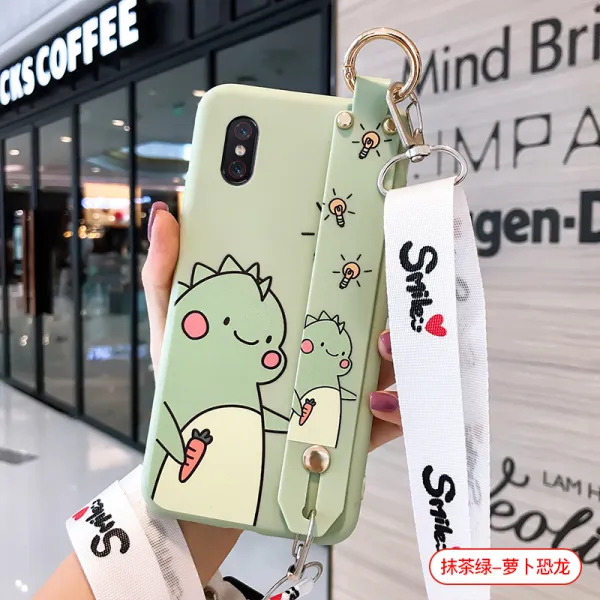 8핸드폰케이스 MI8 소프트 실리콘 충격흡수 ML8 풀팩토리 XM8 애니메이션 8손목밴드 XIM 큐트 똘마니 크로스 양식