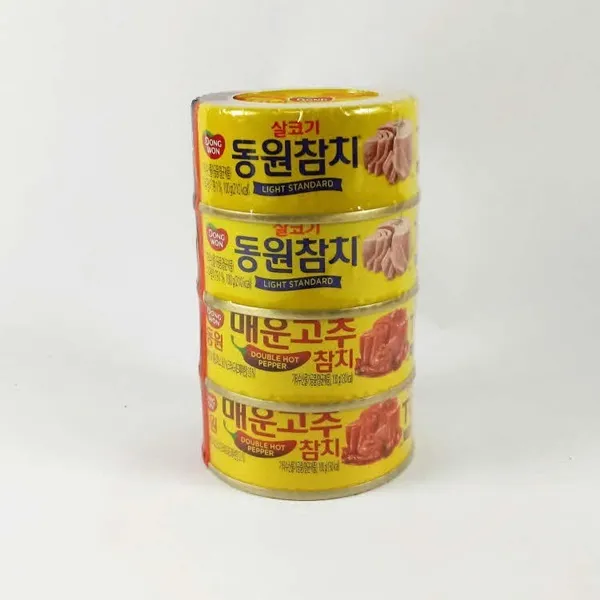 (p) 동원 참치 살코기+매운고추 100g 2+2 X 20, 단일 수량