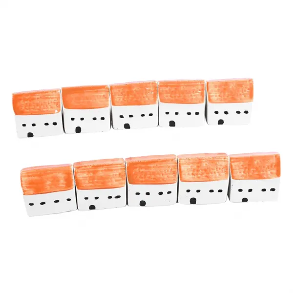 STK10pcs 기차 철도 미니어처 인형 집 / 경치 레이아웃에 대 한 코 티 지 집