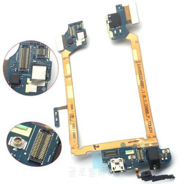LG G2 D800 D801 USB 충전기 마개 수리 부품을위한 USB 선창 연결 관 위탁, 상세내용참조, 상세내용참조
