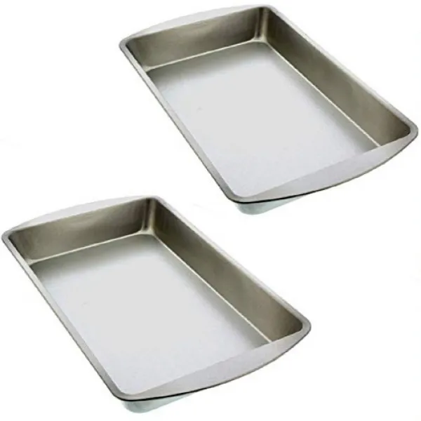 Party Catering Supplies Cooking Concepts Biscuit Brownie Pans 11x7” 2 Ct Pack 파티 및 연중 무휴 요리 1