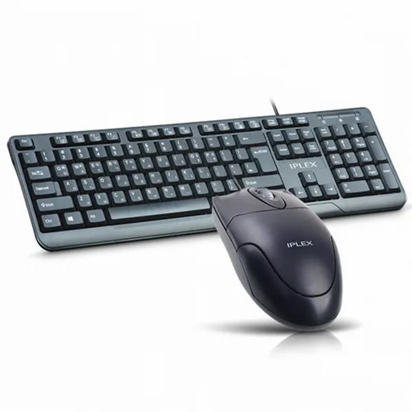 건평정보통신 IPLEX KP-7400PU 유선 키보드 마우스 세트 블랙 (PS2 USB), 선택하세요