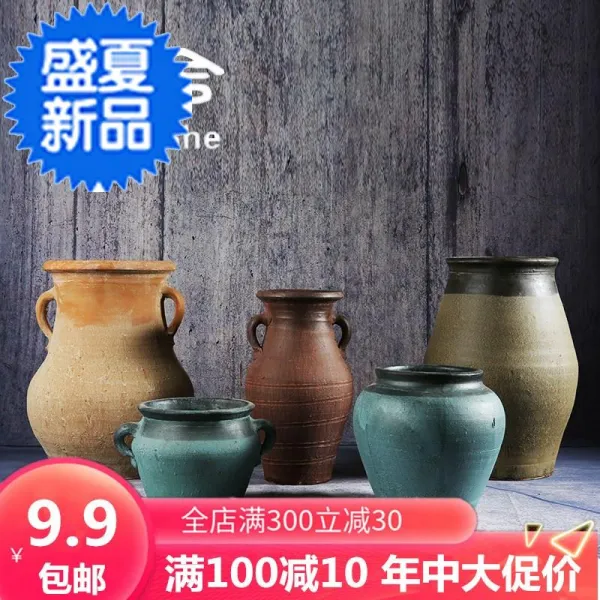 수공 20 핸드메이드 거친 도자기 꽃그릇 클래식 누런색 다육 꽂다 말린꽃, 36 번 타공  댓글