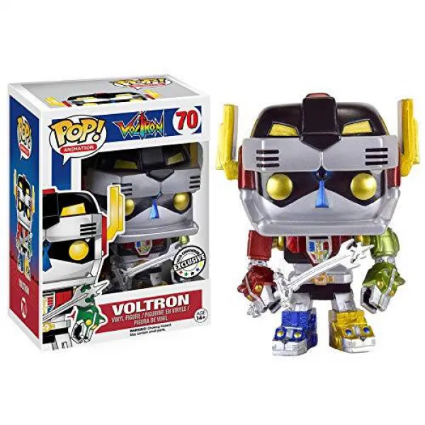 Funko Pop 2016 Convention 독점적 인 Voltron Metallic Figure Funko Pop 2
