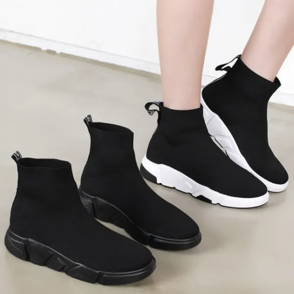 기모 삭스슈즈 하이탑 겨울 운동화