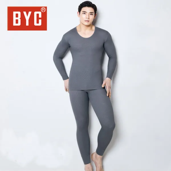 Byc 에어베이직 남성 내복 세트 진회색 U3139