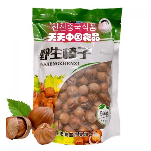 [천천중국식품]고소한 수입 볶은개암(큰알) 500G 볶은개암, 1개, 500